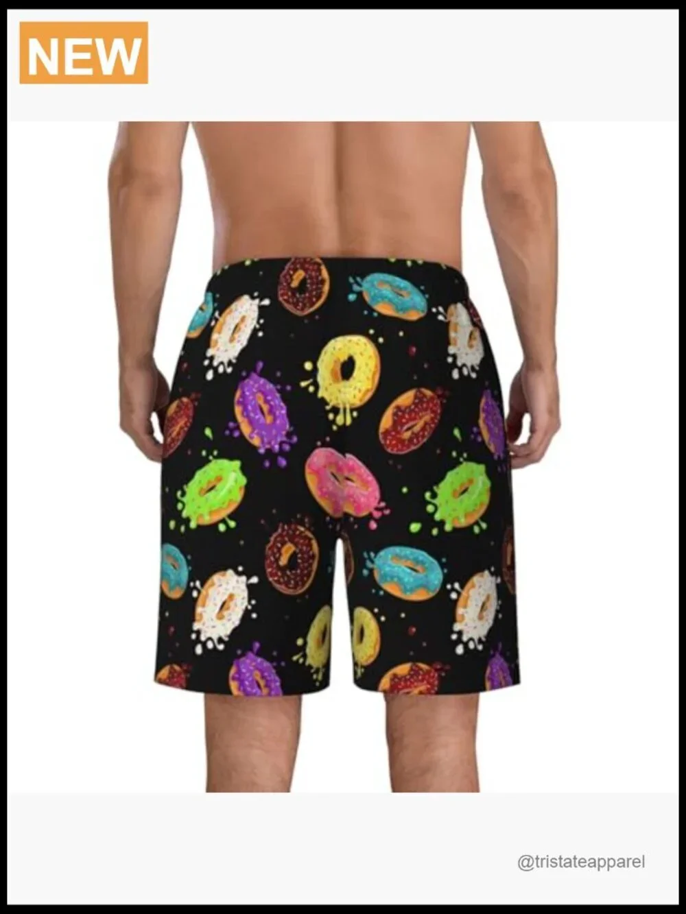 Mens Swim Trunks with Mesh Lining Quick Dry Board Shorts